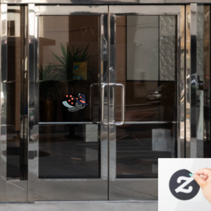 Autocollant Pour Fenêtre Witchy Ladybug