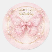 Autocollant pour la Fête du Premier Anniversaire d