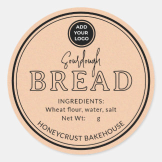 Autocollant pour pain de campagne au levain en pap