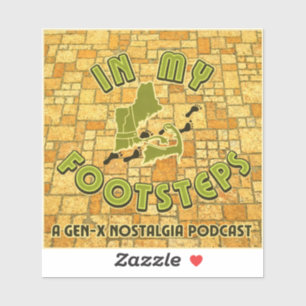Autocollant pour pare-chocs du podcast In My Foots