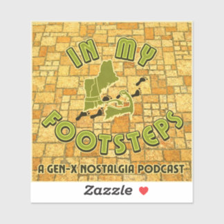 Autocollant pour pare-chocs du podcast In My Foots