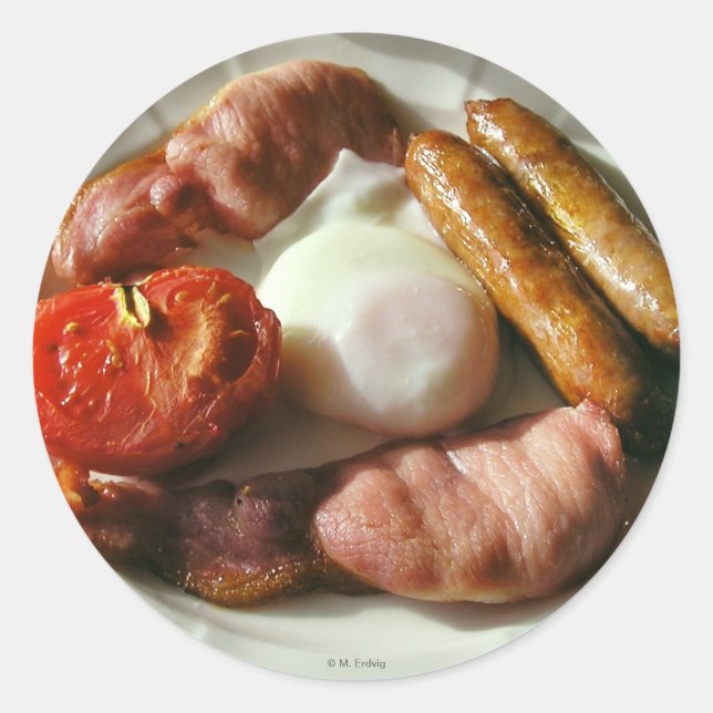 Autocollant pour petit-déjeuner irlandais (Devant)