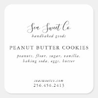 Autocollant pour produits de boulangerie