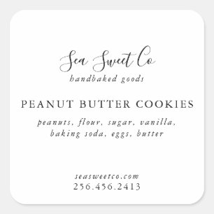 Autocollant pour produits de boulangerie
