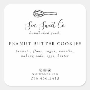 Autocollant pour produits de boulangerie