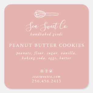 Autocollant pour produits de boulangerie