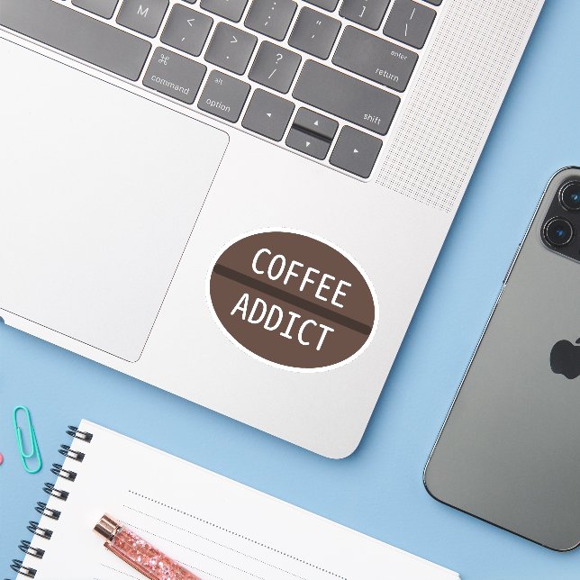 Autocollant pour toxicomane (Ordinateur portable avec iPhone)
