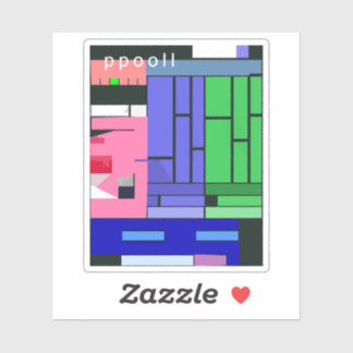 autocollant ppooll / flop@