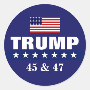 AUTOCOLLANT PRÉSIDENT TRUMP