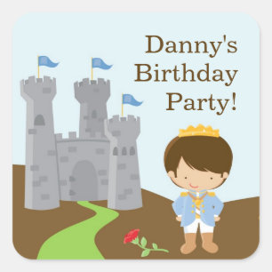 Autocollant Prince Anniversaire