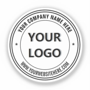 Autocollant promotionnel exemple avec votre logo m