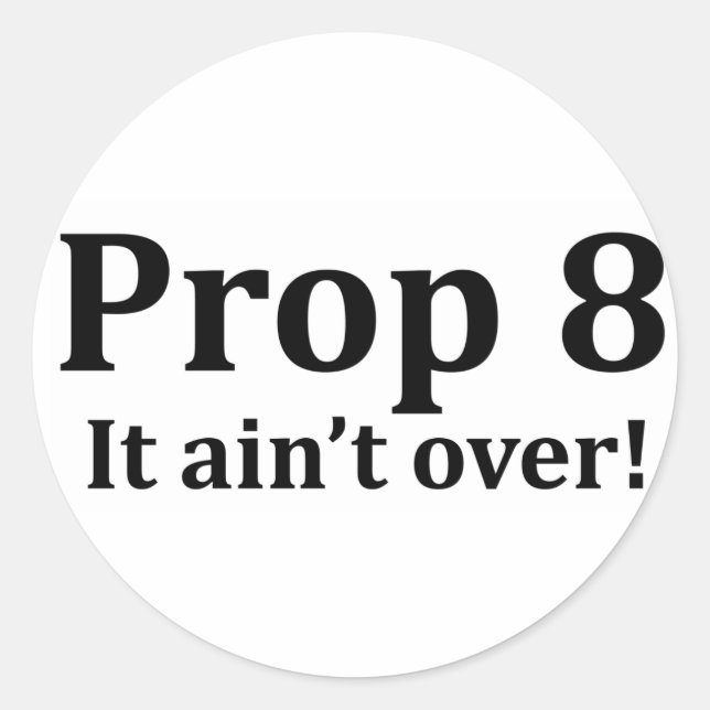 Autocollant Prop 8 (Devant)