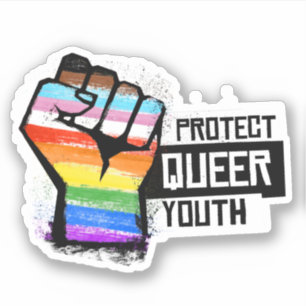 Autocollant Protéger les jeunes queer