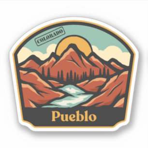Autocollant Pueblo, Colorado