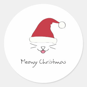 Autocollant Purfect de Noël de Meowy pendant 2018