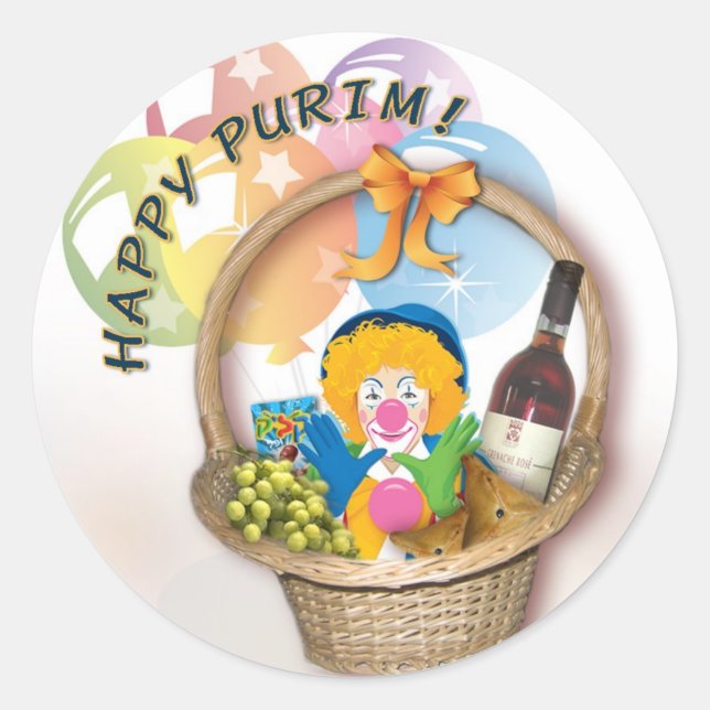 Autocollant Purim (Devant)