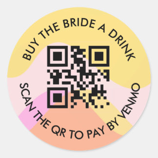 Autocollant QR/Venmo Enterré Chéri Soirée