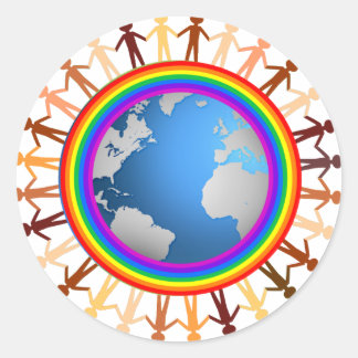 Autocollant Rainbow Pride