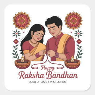 Autocollant Raksha Bandhan