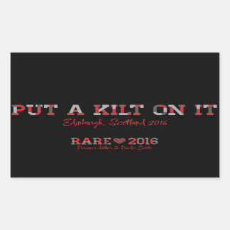 Autocollant RARE16 Kilt