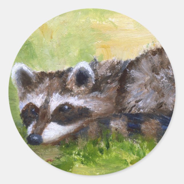 Autocollant Rascal aceo Raccoon (Devant)