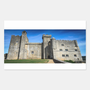 Autocollant rectangulaire de château de Chateau de