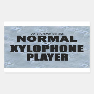Autocollant rectangulaire du lecteur de Xylophone