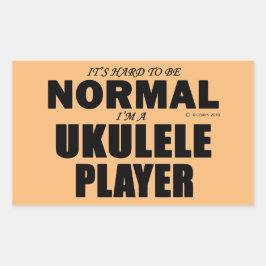 Autocollant rectangulaire du lecteur Ukulele norma