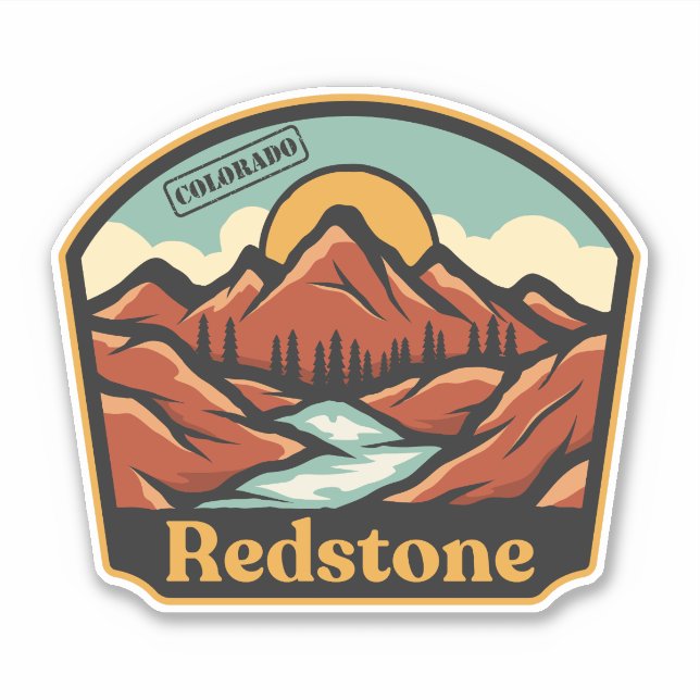 Autocollant Redstone, Colorado (Devant)