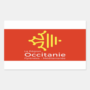 autocollant "région Occitanie" France