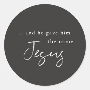 Autocollant religieux de Noël