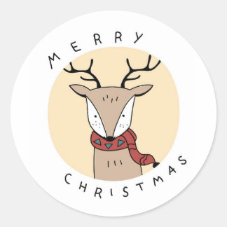AUTOCOLLANT RENNE JOYEUX NOËL