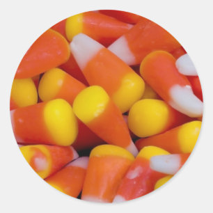 Autocollant renversé de bonbons au maïs
