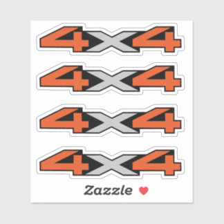Autocollant rétro 4x4
