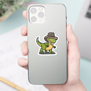 Autocollant Rex Cowboy