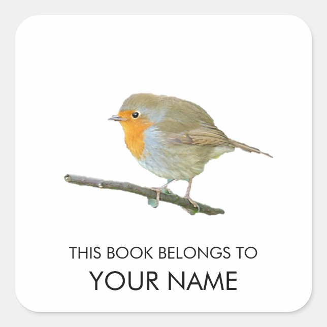 Autocollant Robin Book (Devant)