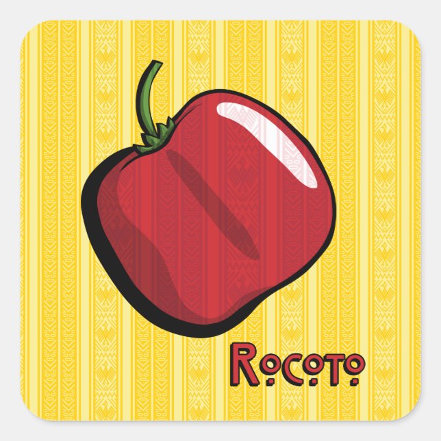 Autocollant Rocoto Chili Pepper (Devant)