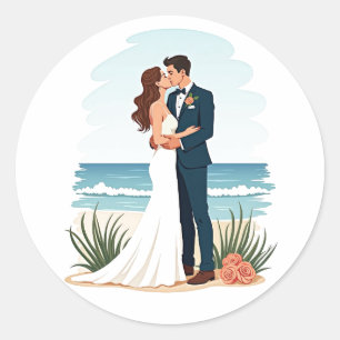 Autocollant Romance de Plage