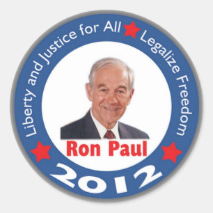 Autocollant Ron Paul 2012