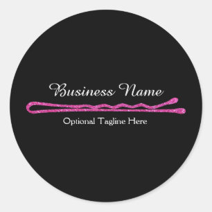 Autocollant rond de pince de parties scintillantes