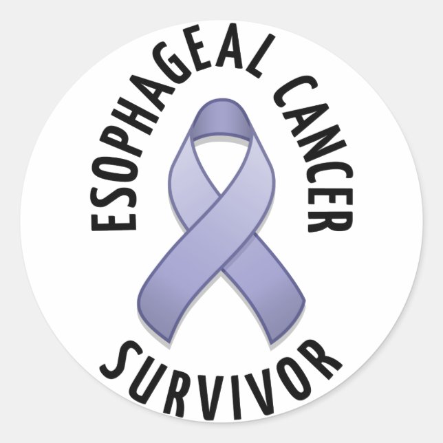 Autocollant rond de survivant oesophagien de (Devant)