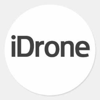 Autocollant rond de zone iDrone