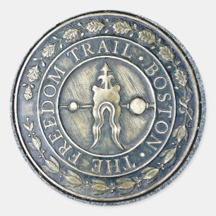 Autocollant rond Freedom Trail