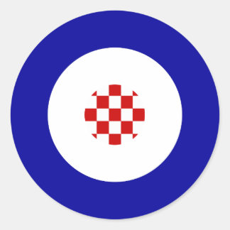 Autocollant rond mod croate