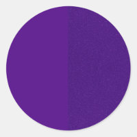 Autocollant Rond Personnalisé – Violet Uni et Brui