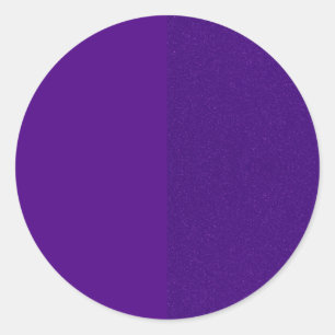 Autocollant Rond Personnalisé – Violet Uni et Brui