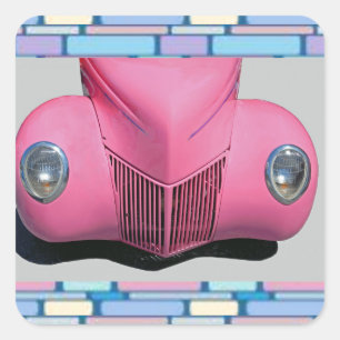 Autocollant rose