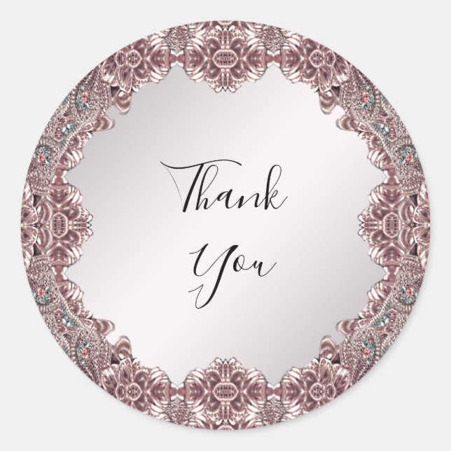 Autocollant rose (Devant)