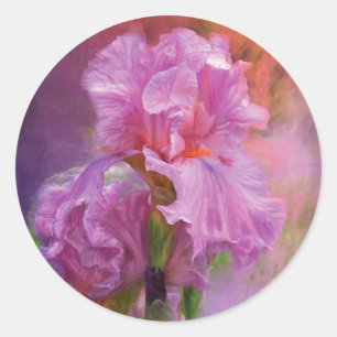 Autocollant rose d'art de déesse