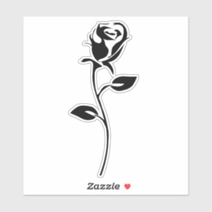 Autocollant rose de vinyle